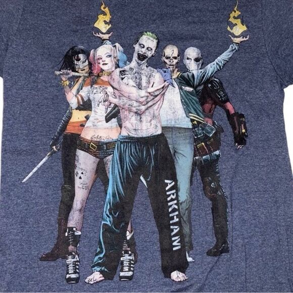 DC Comics Graphic T-Shirt Suicide Squad Movie Size Small EUC - Picture 13 of 16